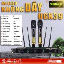 Micro Không Dây Shure Ugx39 Plus, Bắt Âm