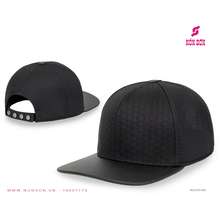 Snapback Họa Tiết Vân Lưới Đen - Nón