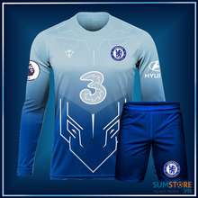 Áo Đá Banh Tay Dài Clb Chelsea 03 Cực