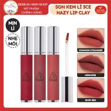 Son Kem Lì 3Ce Hazy Lip Clay 4G Hipamine Mauv