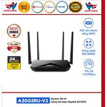 Router wifi băng tần kép Gigabit chuẩn AC