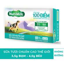 Thùng 48 Hộp NutiMilk Sữa tươi 100 điểm 