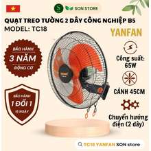 Quạt Treo Tường Công Nghiệp 2 Dây Tc18 , 