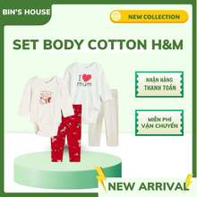 [Au.Th]Set Body Cotton Cho Bé Sz 4/6M,