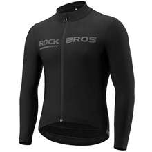 Winter Cycling Jersey Long Sleeve Warm Bike