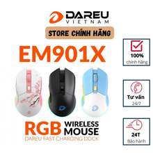 Chuột Gaming Không Dây Em901X Rgb -