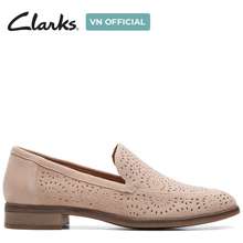 Clarks [Mã Bmltm300 Giảm Đến 300K Đơn 499K] Giày Lười Da Lộn Nữ Trish Calla Màu Sand