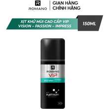 Xịt khử mùi cao cấp Romano VIP Passion /