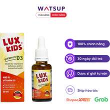 LUX KIDS - Siro bổ sung Vitamin D3 - Tăng