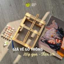 Giá Vẽ Tranh Gỗ Xếp Gọn Tiện Lợi