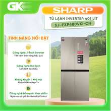 Tủ Lạnh Inverter 401 Lít Sj Fxp480Vg Ch