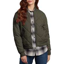 Dickies Women 39 S Quilted Bomber Jacket