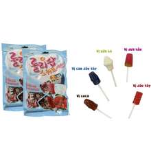 Combo 3 túi kẹo mút Lollipop Ice Lotte Hàn