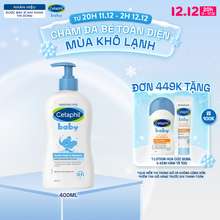 [12 - 17.12 | VC 15% + GIÁ CHỈ 216K KÈM QUÀ 50K] Sữa tắm gội dịu lành cho bé BABY GENTLE WASH & SHAMPOO 400ML