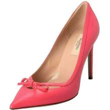 Valentino Women 39 S Deep Rose Bow High Heel Pumps Shoes Us 8 5 It 39 5
