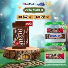 Combo 2 gói kẹo sô cô la sữa M&MS gói