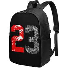 23 Basketball God Laptop Backpack For Women Men