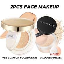 2 Bộ Trang Điểm Mặt Bb Cushion Foundation