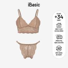 Set Áo Ngực Bralette Freesize Ren V Deep