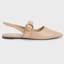 Giày bệt Charles Keith Buckled Strap Slingback 