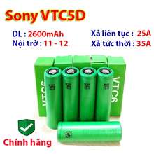 Cell Pin 18650 Sony Vtc5D Xả Max 35A Nội