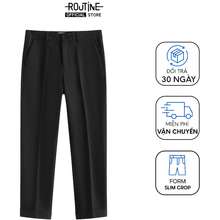 Quần Tây Dài Form Slim Cropped -