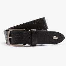 Thắt Lưng Men s Embossed Leather Tongue Buckle 