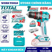 Máy Khoan Búa Không Chổi Than Dùng Pin 20V