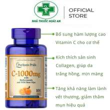 Viên Uống Bổ Sung Vitamin C 1000Mg 100 Viên 