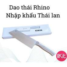 Dao Thái Thịt Cán Inox Rhino Thái Lan. Dao