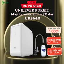 Unilever [Miễn Phí Vận Chuyển ] Máy Lọc Nước Unilever Pureit Delica Ur5640 Ro Lớn, Công Suất Lọc 14000L, Tốc Độ Lọc 1.5L/Phút
