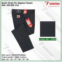 Vinhtien- Quần Khaki size đại big size 0 ly