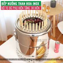 Bếp Nướng Than Hoa Không Khói Bằng Inox