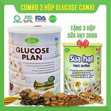 Combo 3 Hộp Sữa Glucose Plan Canxi Soyna 900G 
