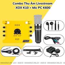 Bộ Mic Hát Livestream Karaoke Combo Sound Card 