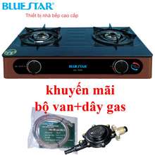 Bluestar Bếp Ga Đôi Ns-6710H, Mặt Bếp Tráng Men, Đánh Lửa Magneto, Lửa Xanh, Tiết Kiệm Gas, Bảo Hành 2 Năm Chính Hãng