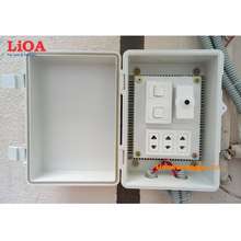 LIOA Combo Tủ Điện Trong Nhà Và Ngoài Trời - Loại Có 2 Công Tắc - Lvjlcb2C