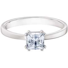 Nhẫn Attract Ring Square Cut Crystal White