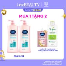 Combo 2 Sữa Dưỡng Thể Dưỡng Ẩm Fresh & Bright 10x Niacinamide Da Sáng Khỏe Mịn Căng Tinh Chất Menthol Mát Lạnh 350ml x 2