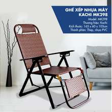 Ghế Xếp Thư Giãn MK298 lưới mây nhân