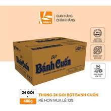 Thùng 400G X 24 Gói Bột Bánh Cuốn - Hàng