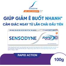 Kem đánh răng Rapid Action 100g giúp giảm