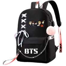 Justgogo Korean Kpop Bangtan Boys Backpack