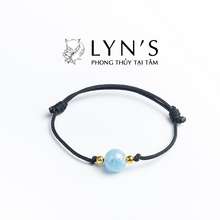Lyn's Vòng Tay Lyn’s Phong Thuỷ Handmade Đá Aquamarine