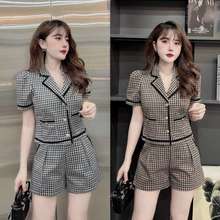  Set Bộ Đồ Nữ Áo Vest Croptop Phối Viền Mix Quần Ống Đứng Sang Chảnh, Hiện Đại Dành Cho Các Nàng Diện Đi Chơi, Đi Làm