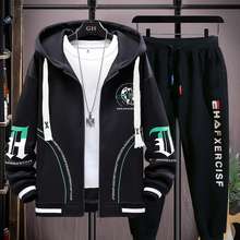 Set Bộ Áo Khoác Hoodie Nam Dài Tay In Họa