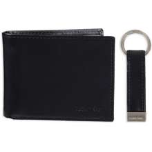 Calvin Klein Men 39 S Leather Rfid Minimalist Bifold Wallet