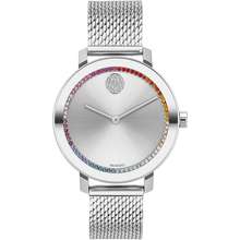 Movado Bold Evolution Women 39 S Quartz Stainless Steel And Bracelet Casual Watch Color Silver Model 3600698