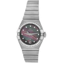 Omega Pre Owned Constellation Diamond Tahiti Mother Of Pearl Dial Ladies Watch 123 15 27 20 57 003