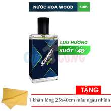 [Tặng khăn] Nước hoa Wood 50ml - lưu